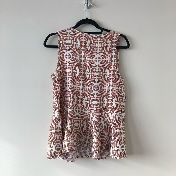 Nwt - Cupcake & Cashmere Floral Peplum Top - Picture 4 of 8